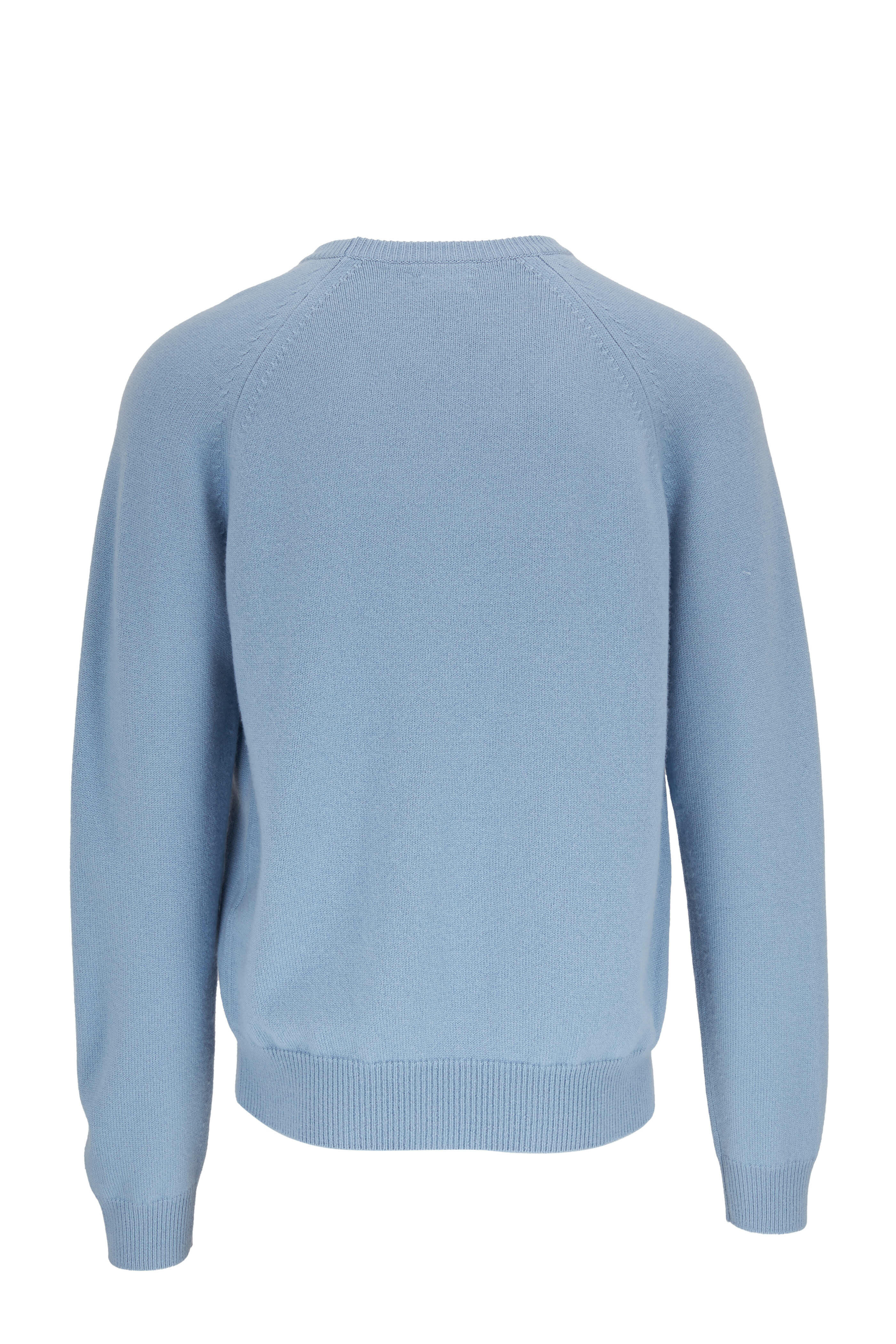 Tom Ford - Light Blue Cashmere Crewneck Sweater | Mitchell Stores