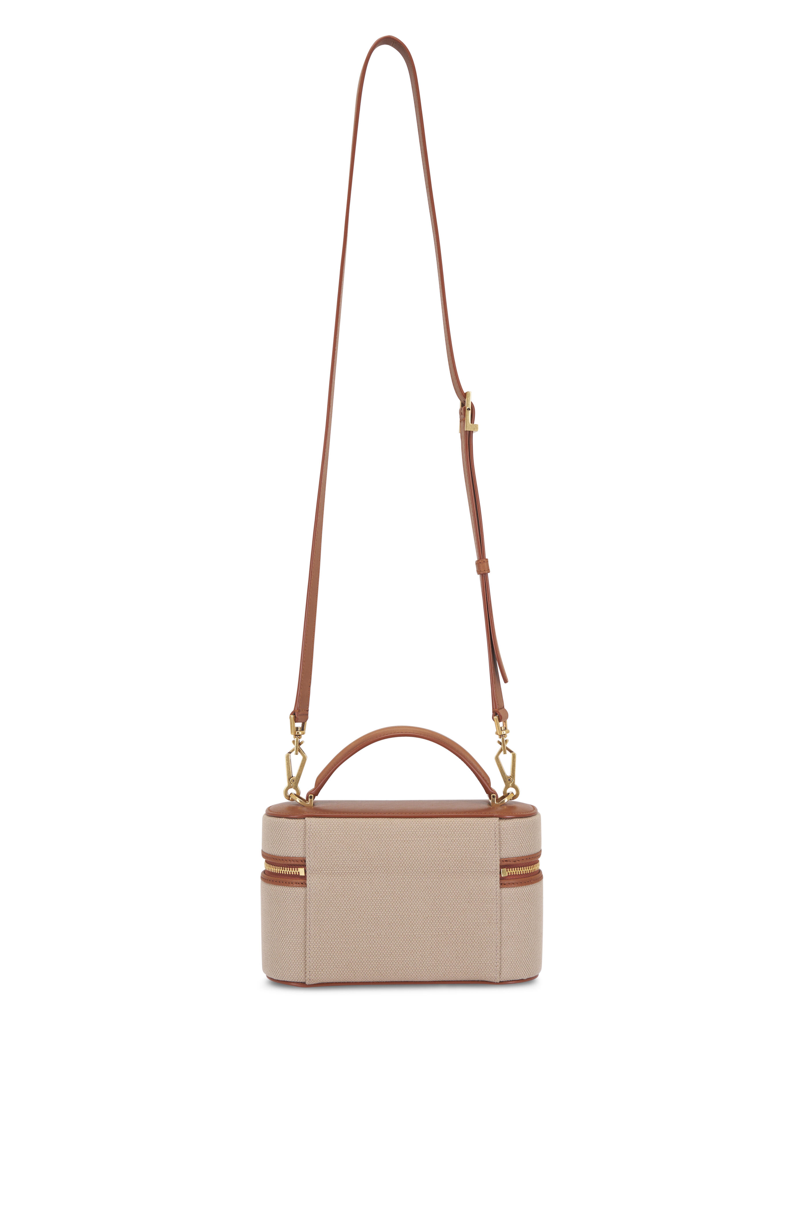 Saint Laurent - Vanity Desert Dusk & Brick Top Handle Bag