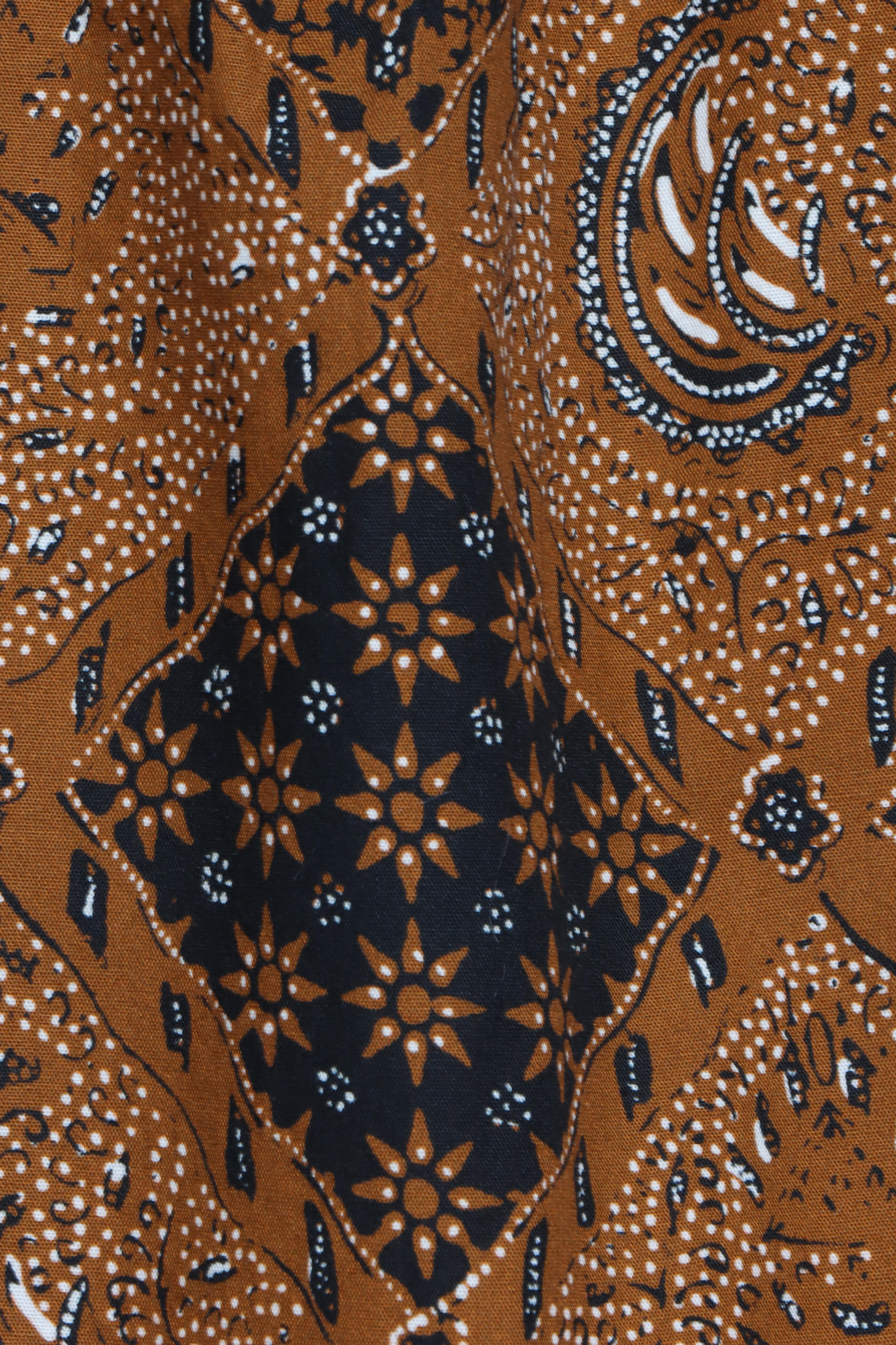 The Great - Moorland Geo Bandana Print Top