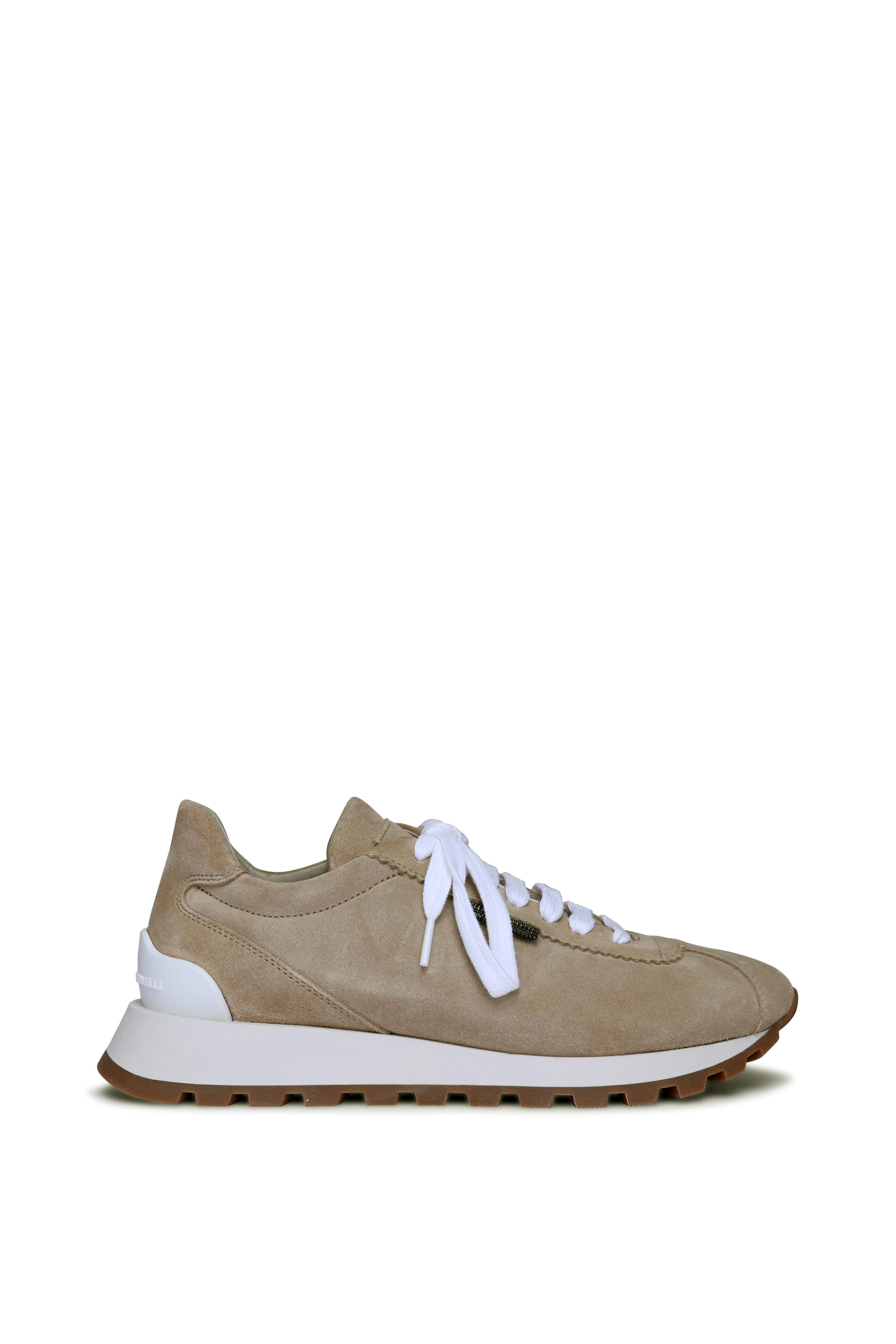スニーカー BRUNELLO CUCINELLI 'Monile' sneakers Beige Brunello Cucinelli - Suede Monili Sneakers in Beige