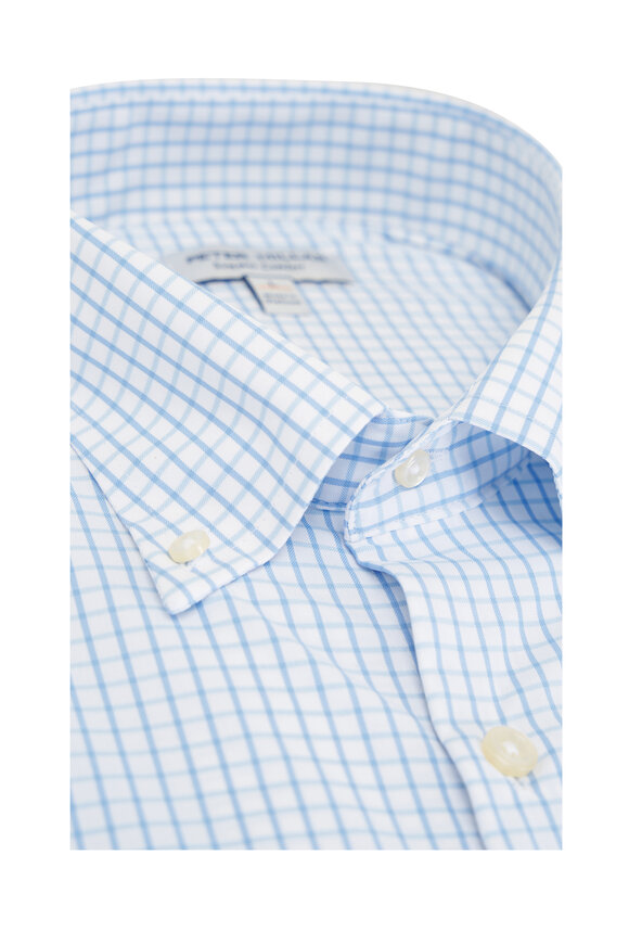 Peter Millar - Hanford Cottage Blue Performance Twill Sport Shirt