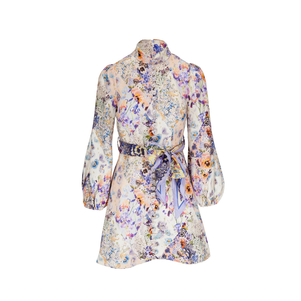 Zimmermann ショートドレス パープル FW24/25 uploading-1428004-1421433-M.jpg