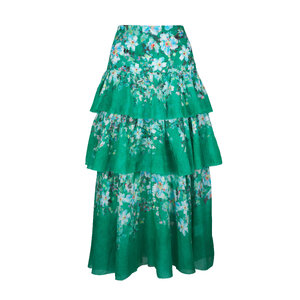 【Zimmermann】Everley tiered floral-print ramie maxi skirt Zimmermann Everley Floral Tiered Ramie Skirt | Nordstrom