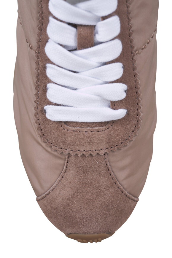Miu Miu Dark Rose Nylon Sneaker - view 8