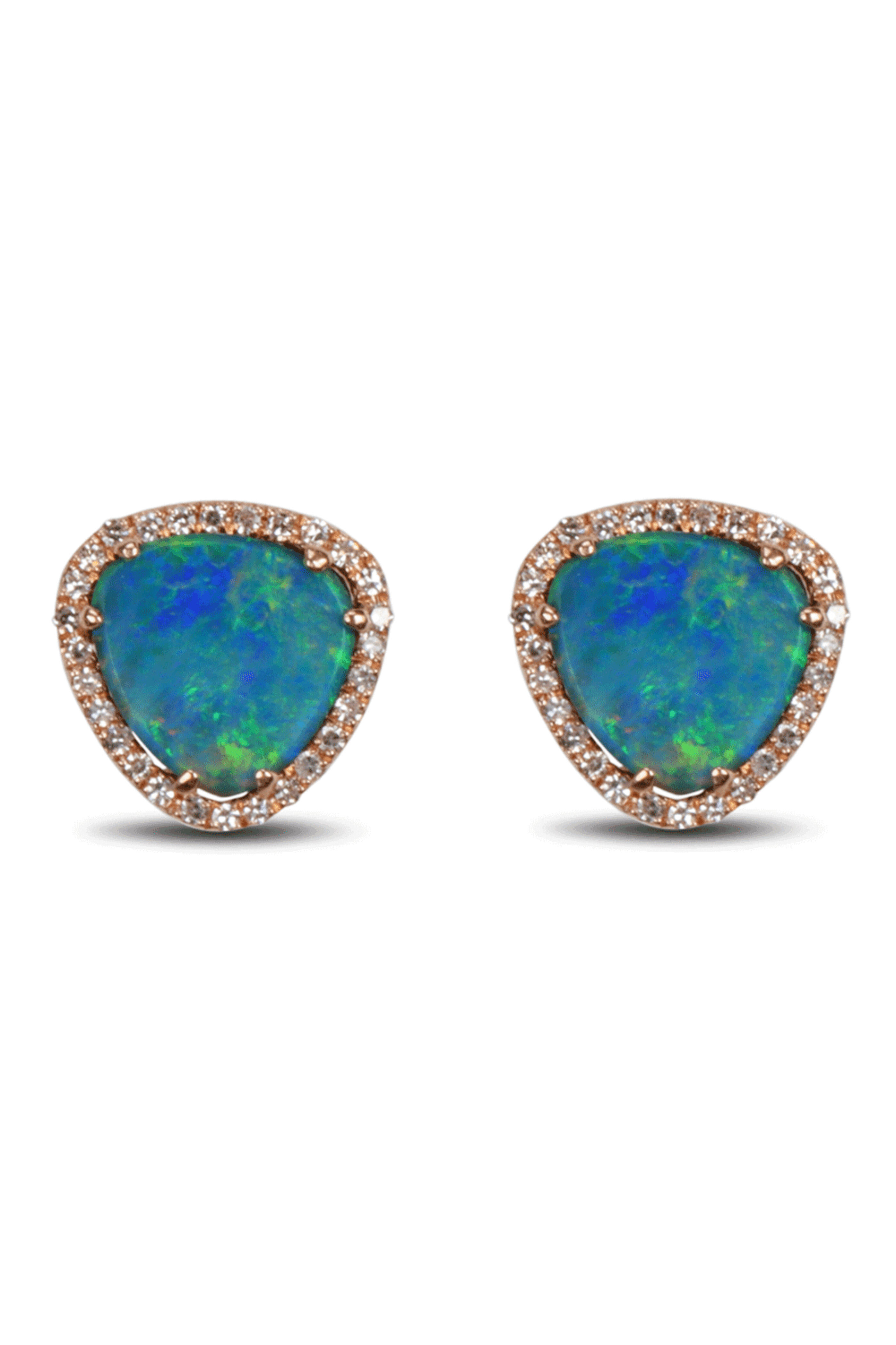 Kai Linz - Opal Stud Earrings - view 1