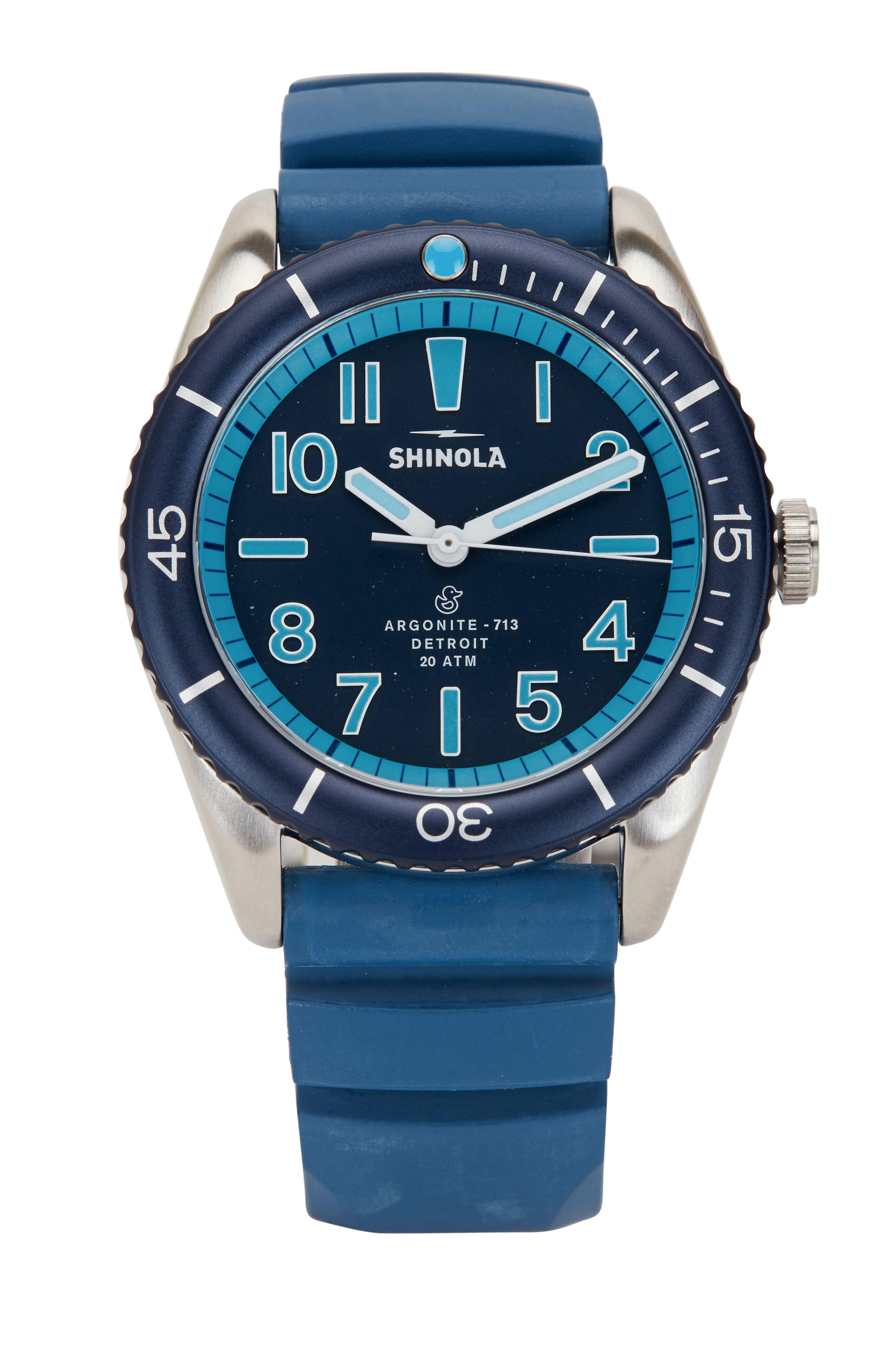 Shinola - The Duck Blue Water Resistant Watch, 42mm