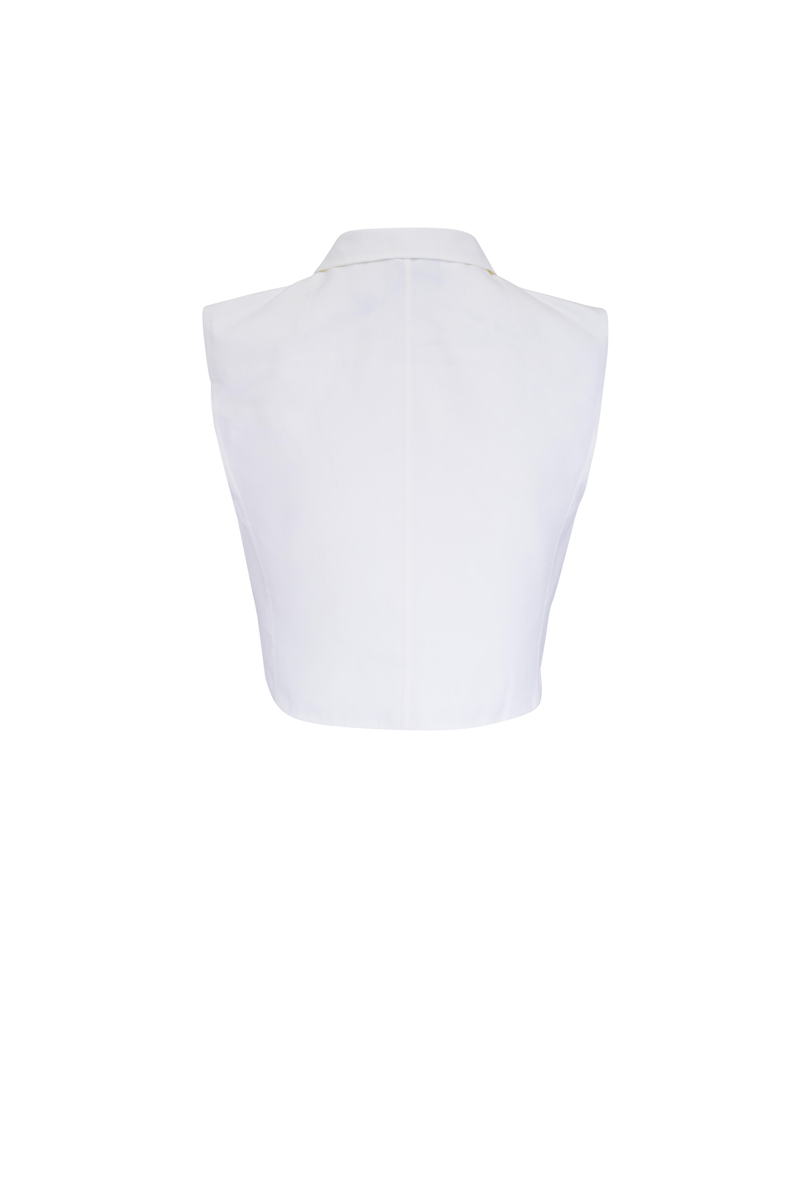 Akris - Hester Ecru Short Vest