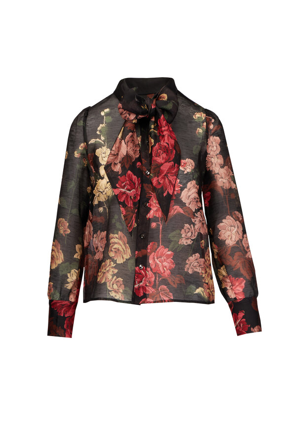 Cara Cara Chilli Meadows Black Blouse - view 1