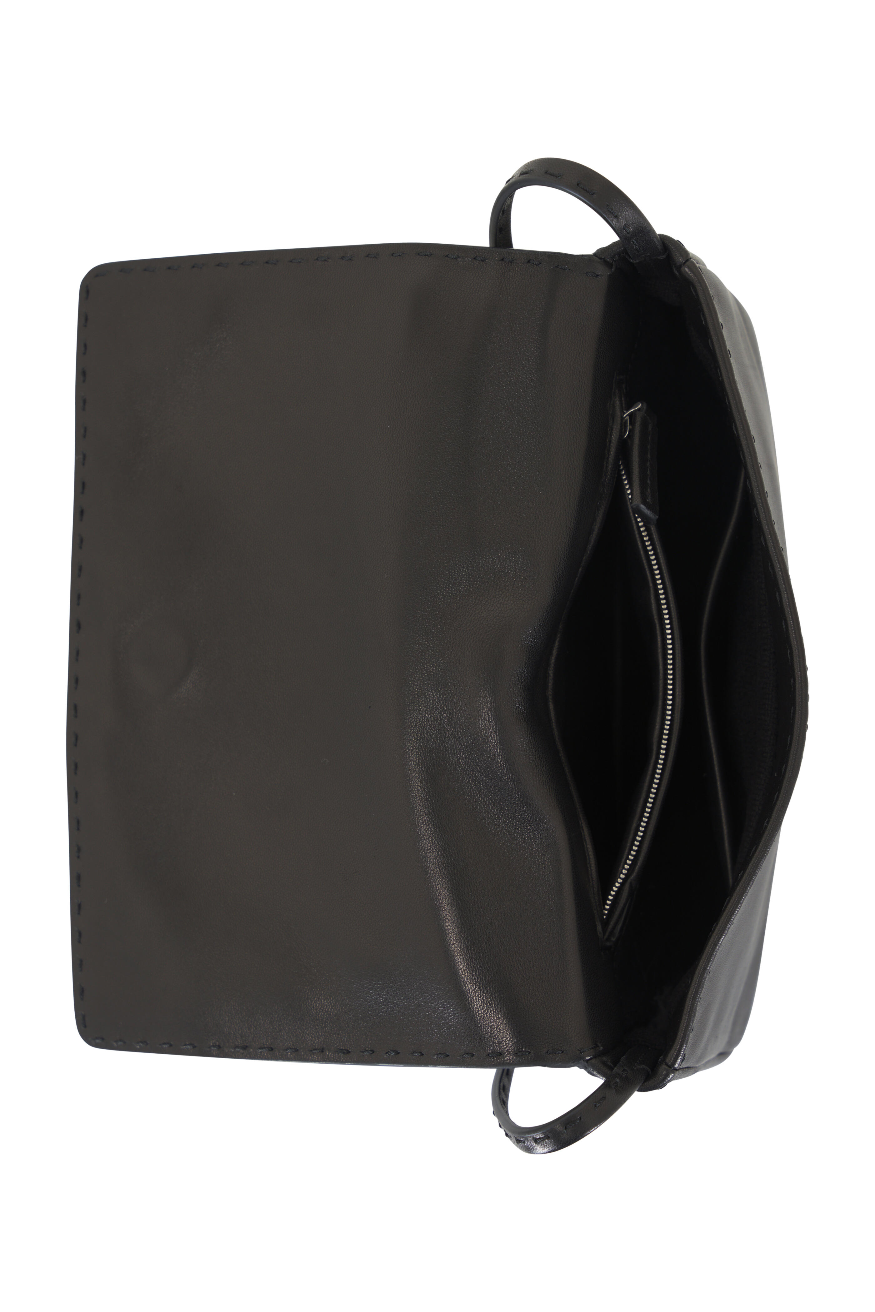 The Row - Nuance Black Leather Shoulder Bag | Mitchell Stores