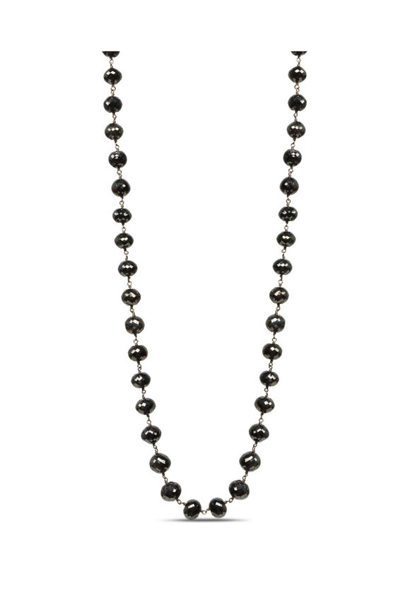 Darlene De Sedle Black Diamond Beaded Necklace