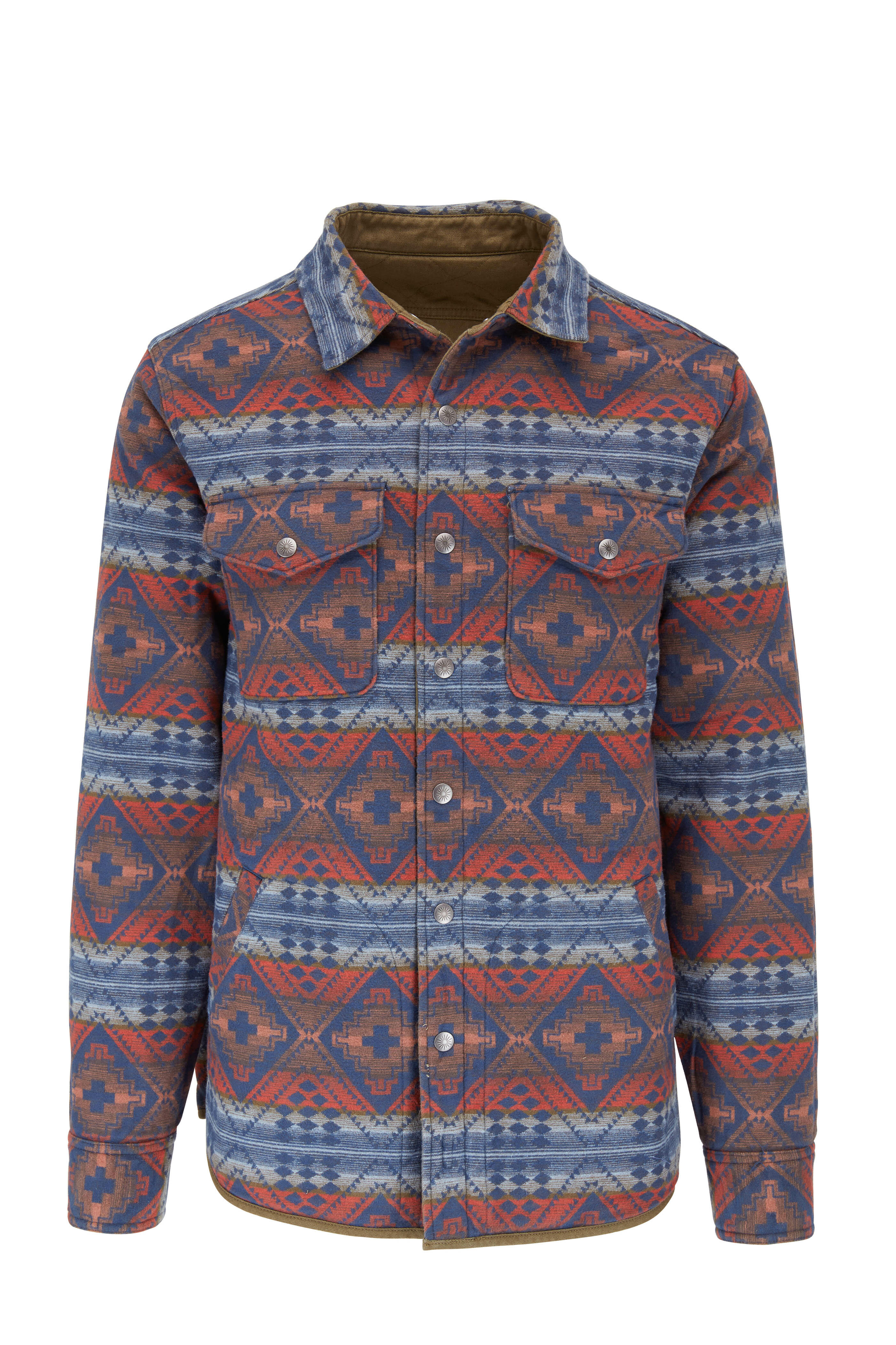 Faherty Reversible Jacket Faherty Brand - Bondi River Glade Reversible Jacket