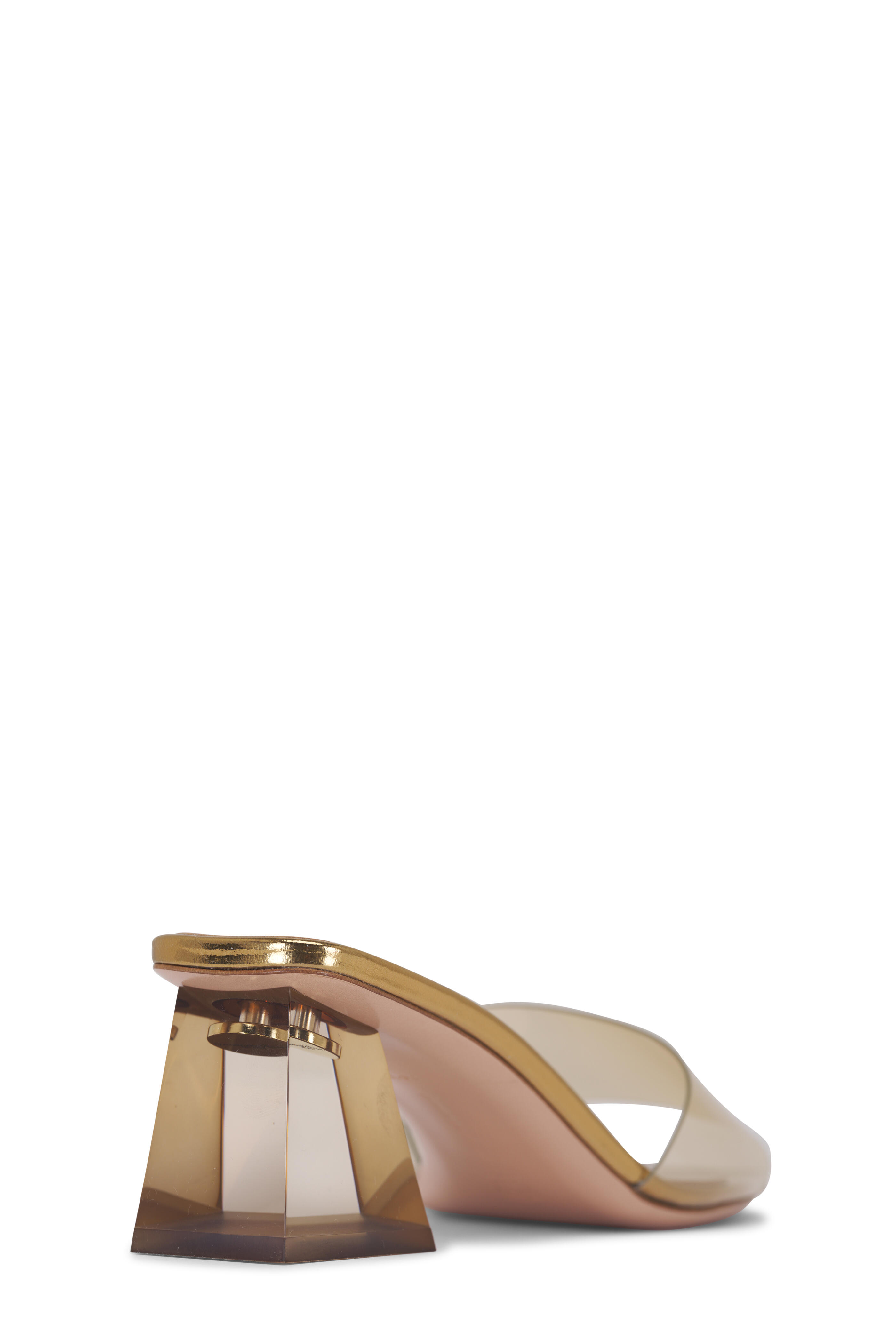 Gianvito Rossi - Mekong PVC Block Heel Sandal, 55mm