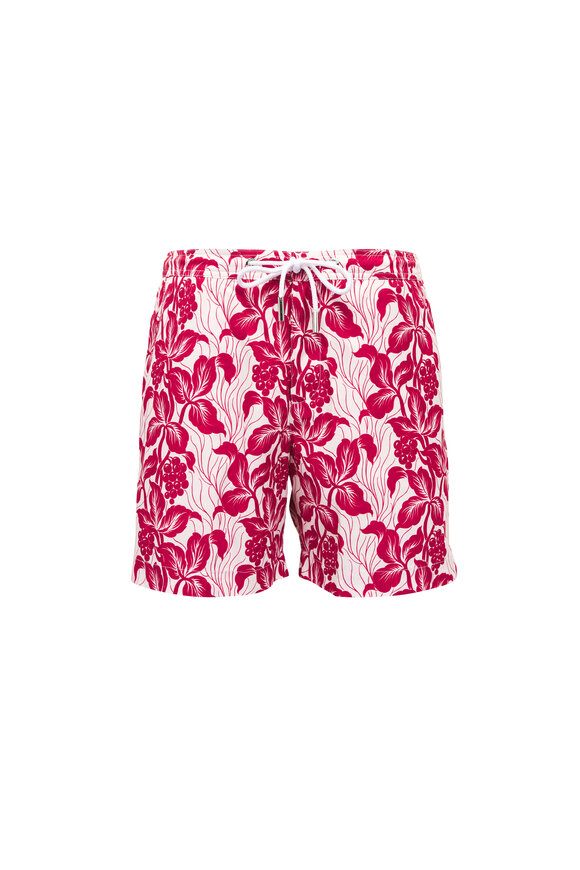 Orlebar Brown Bulldog Summer Red Drawcord Swim Trunks