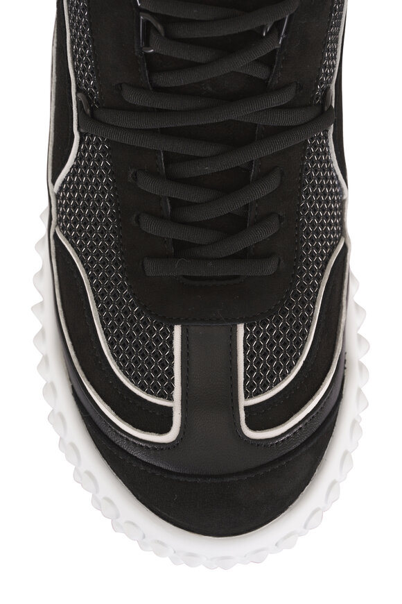 Christian Louboutin Mara Flat Black & White Sneaker - view 4