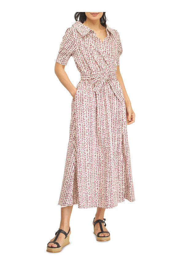 Altuzarra Lydia Strawberry Print Midi Dress - view 2