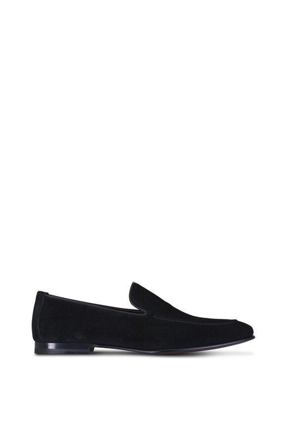 To Boot New York Beamon Black Suede Loafer - view 2