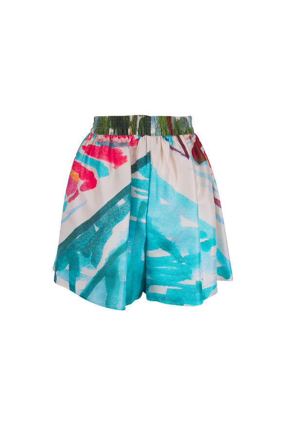 Loro Piana Corbin Bermuda La Piscina Linen Shorts - view 2