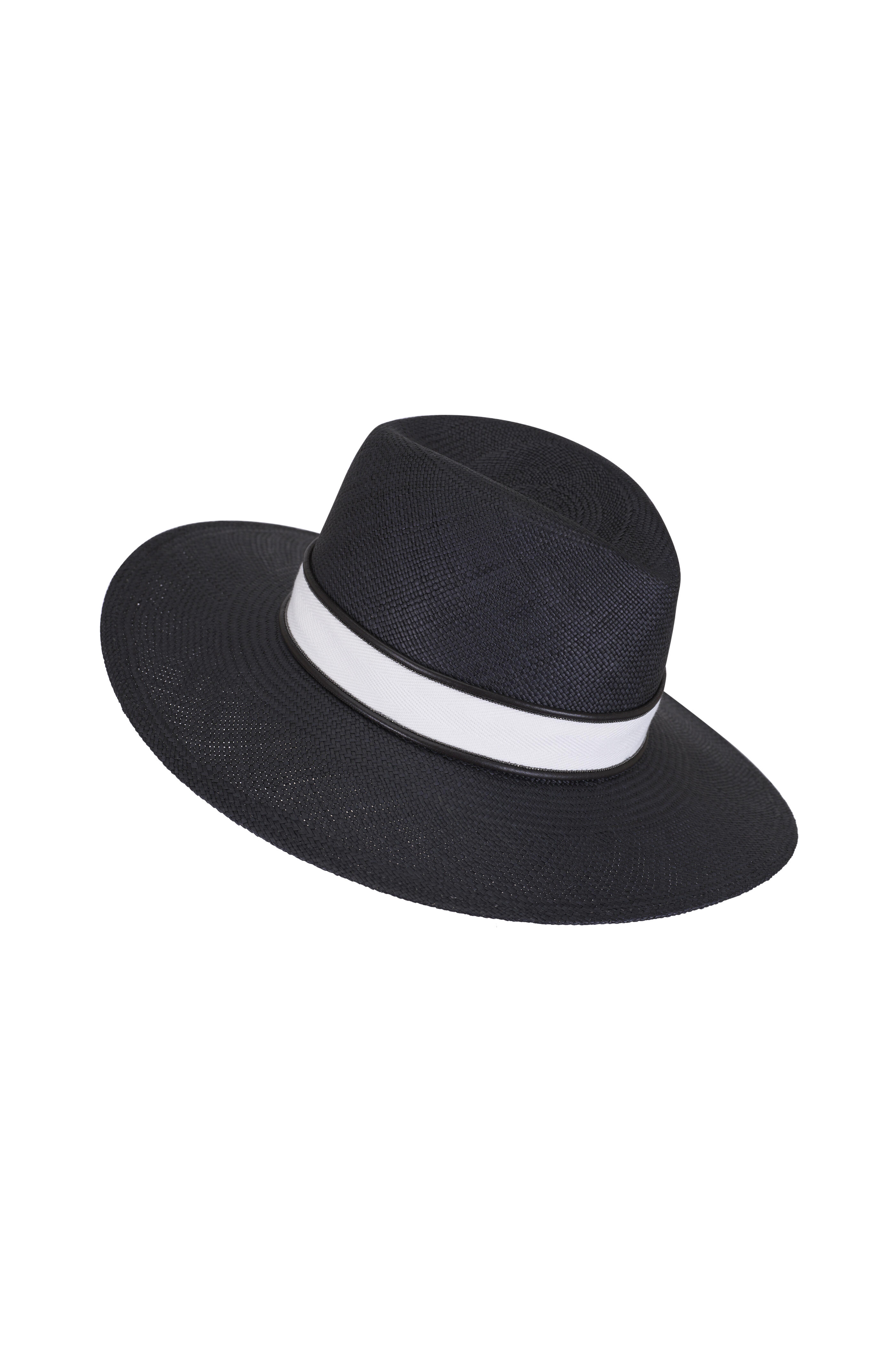 Brunello Cucinelli - Black Panama Hat | Mitchell Stores