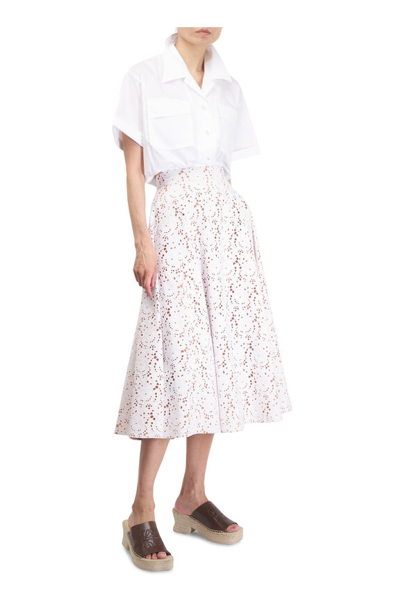 Dorothee Schumacher Poplin Power White Cropped Blouse - view 2