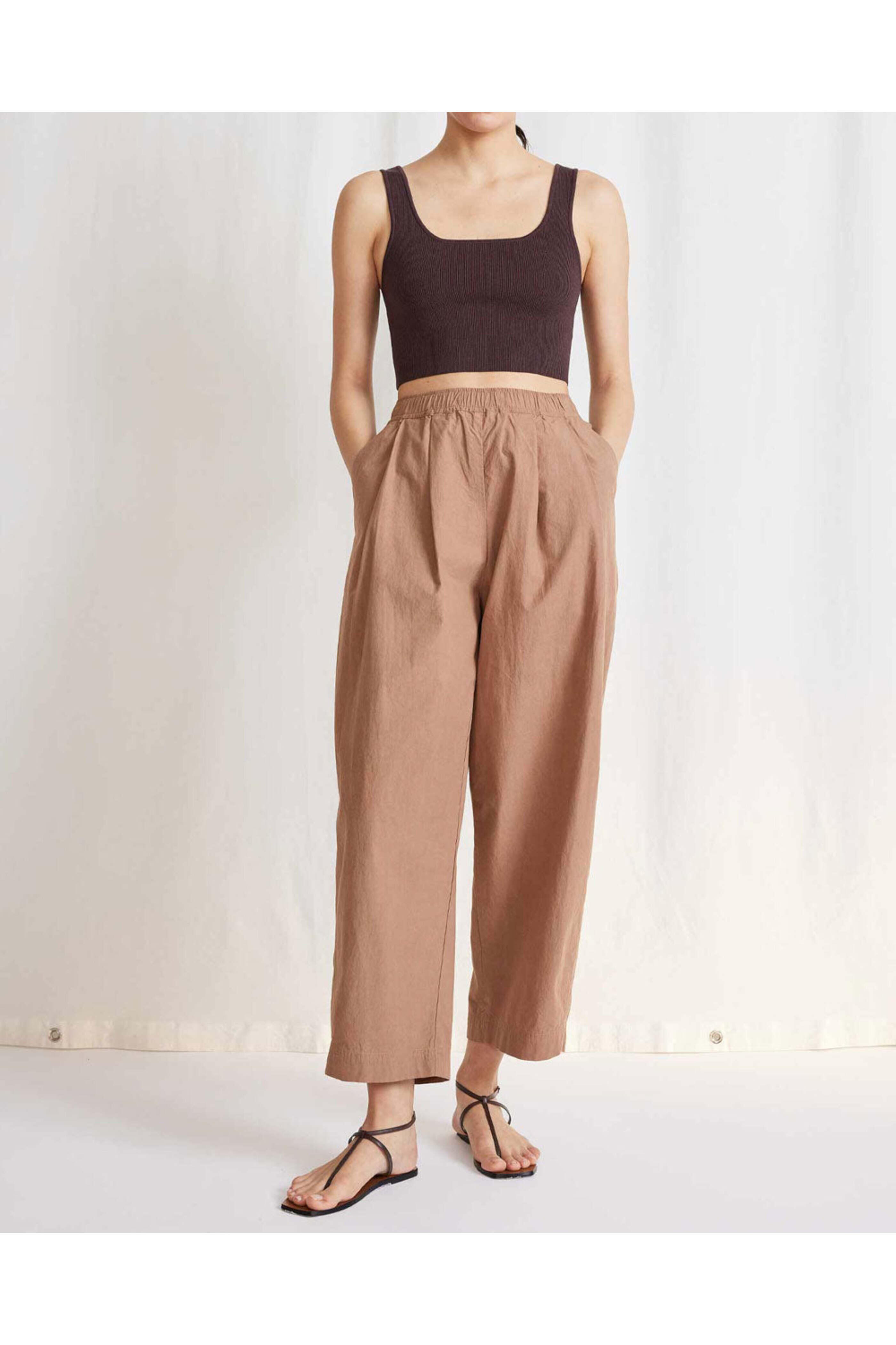 Apiece Apart - Deep Khaki Spa Pleat Pant