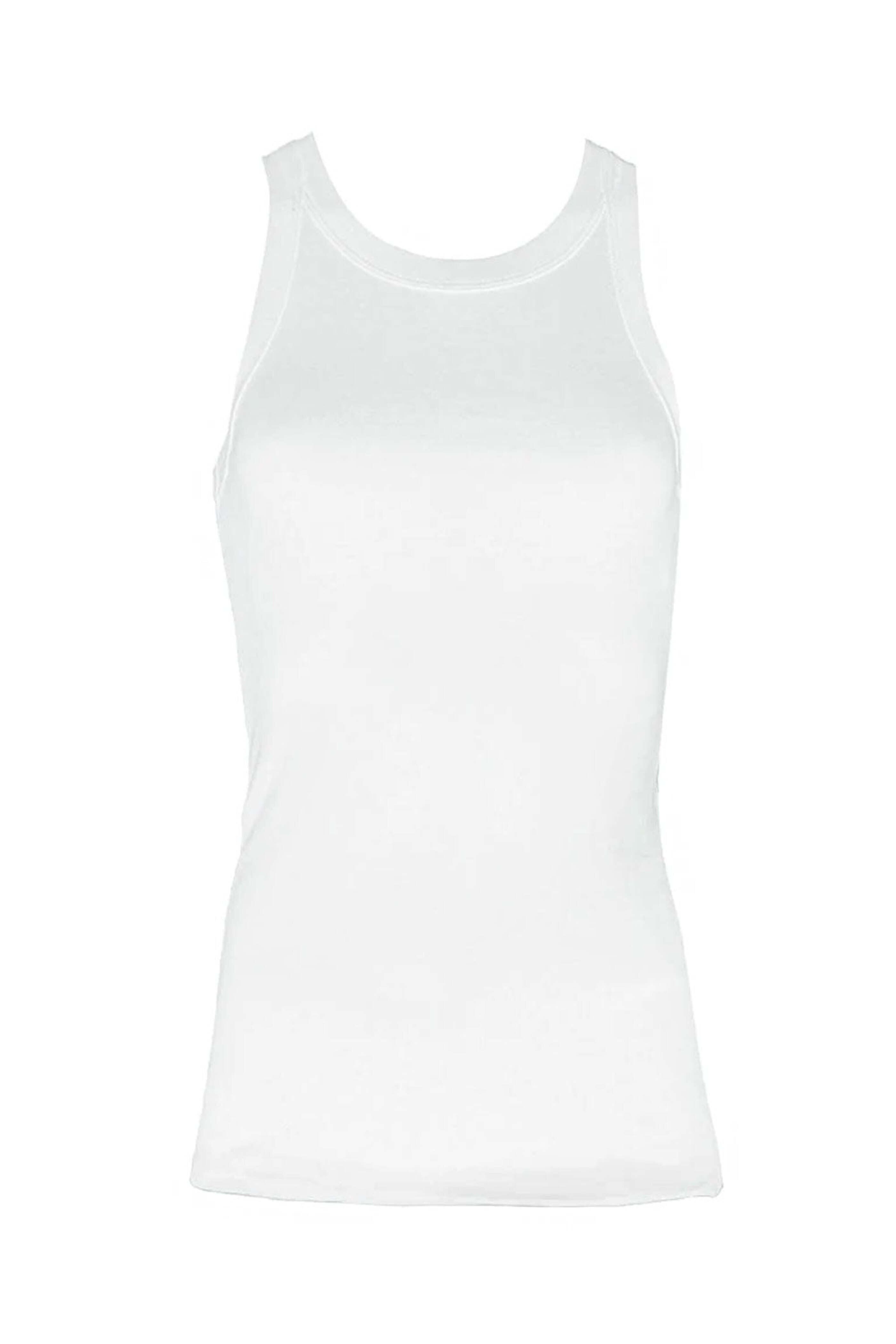 Enza Costa - White Supima Cotton Easy Tank