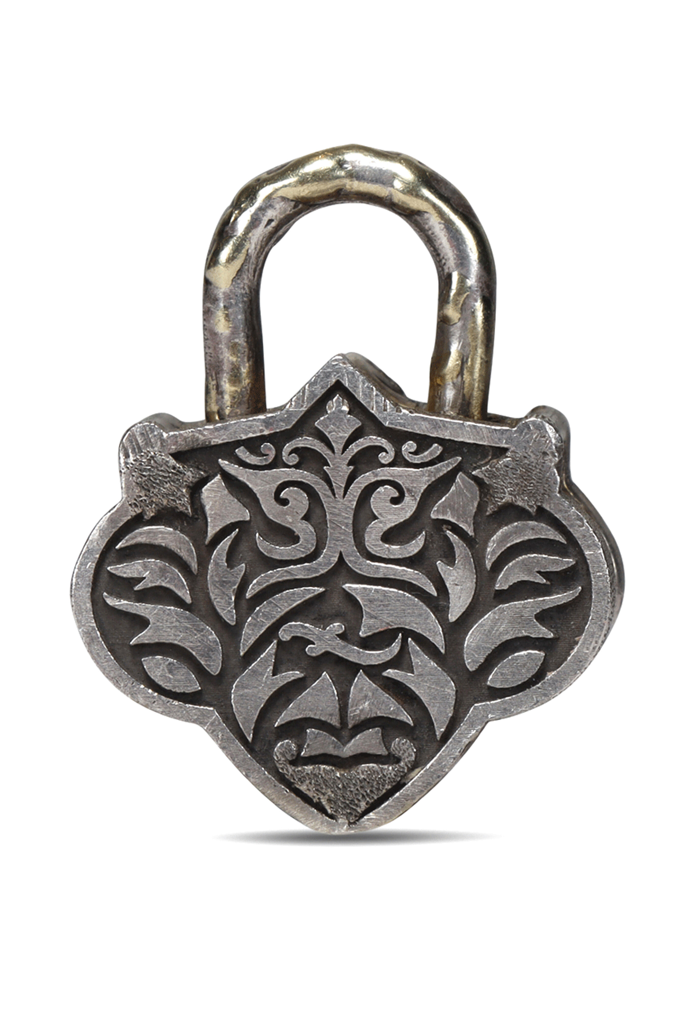 Sevan Bicakci - Micro Blue Mosaic Lantern Padlock Pendant