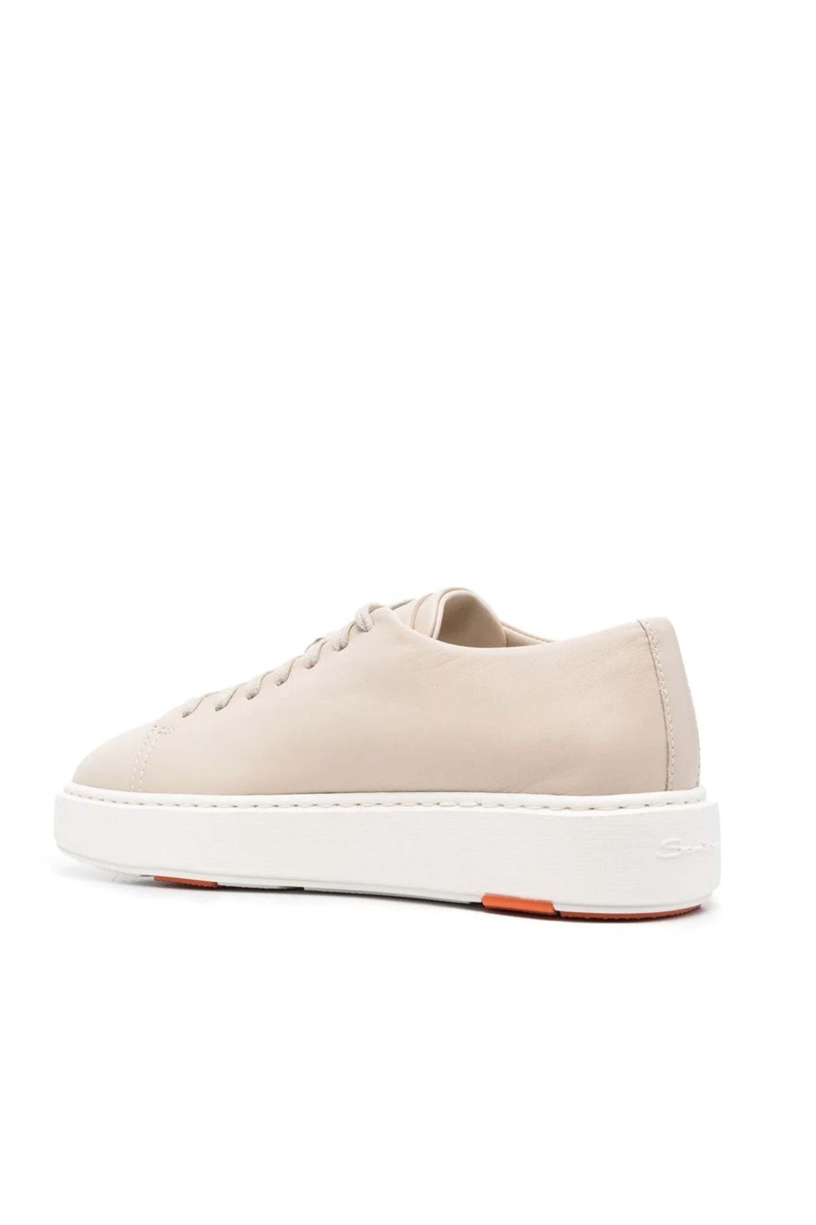 スニーカー SANTONI FUZZ SNEAKERS Santoni - Fuzz Sneaker in Beige | Mitchell Stores