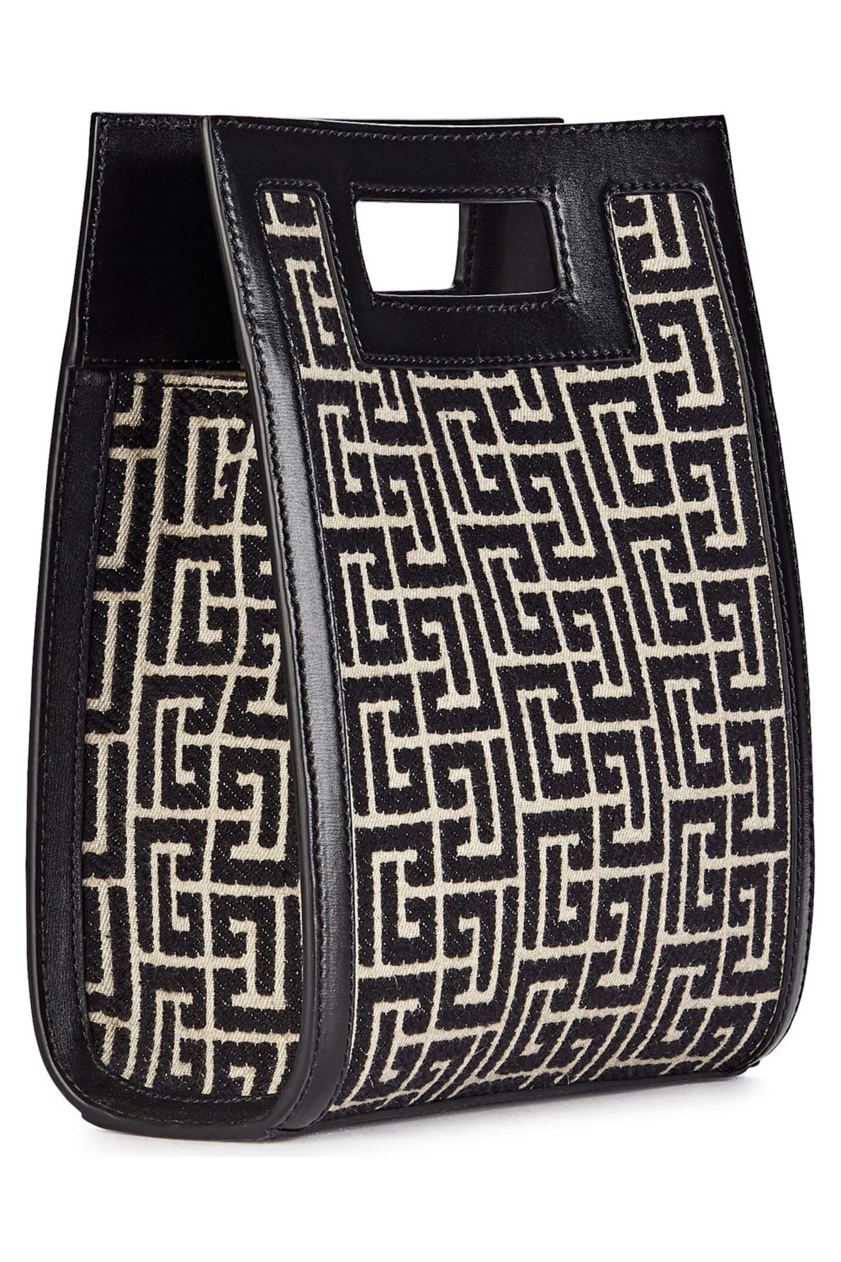 Balmain - 1945 Small Monogram Jacquard Tote