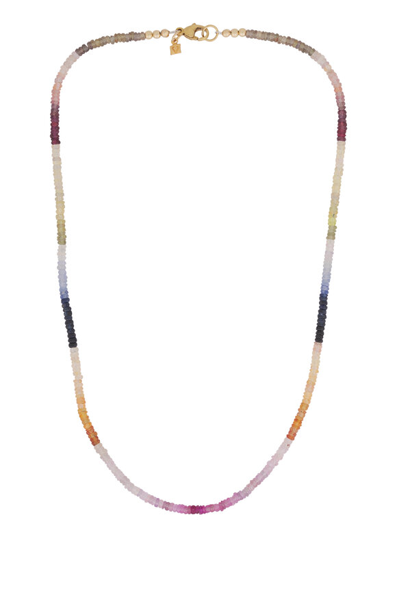 Cristina V. Sapphire Rondelle Necklace