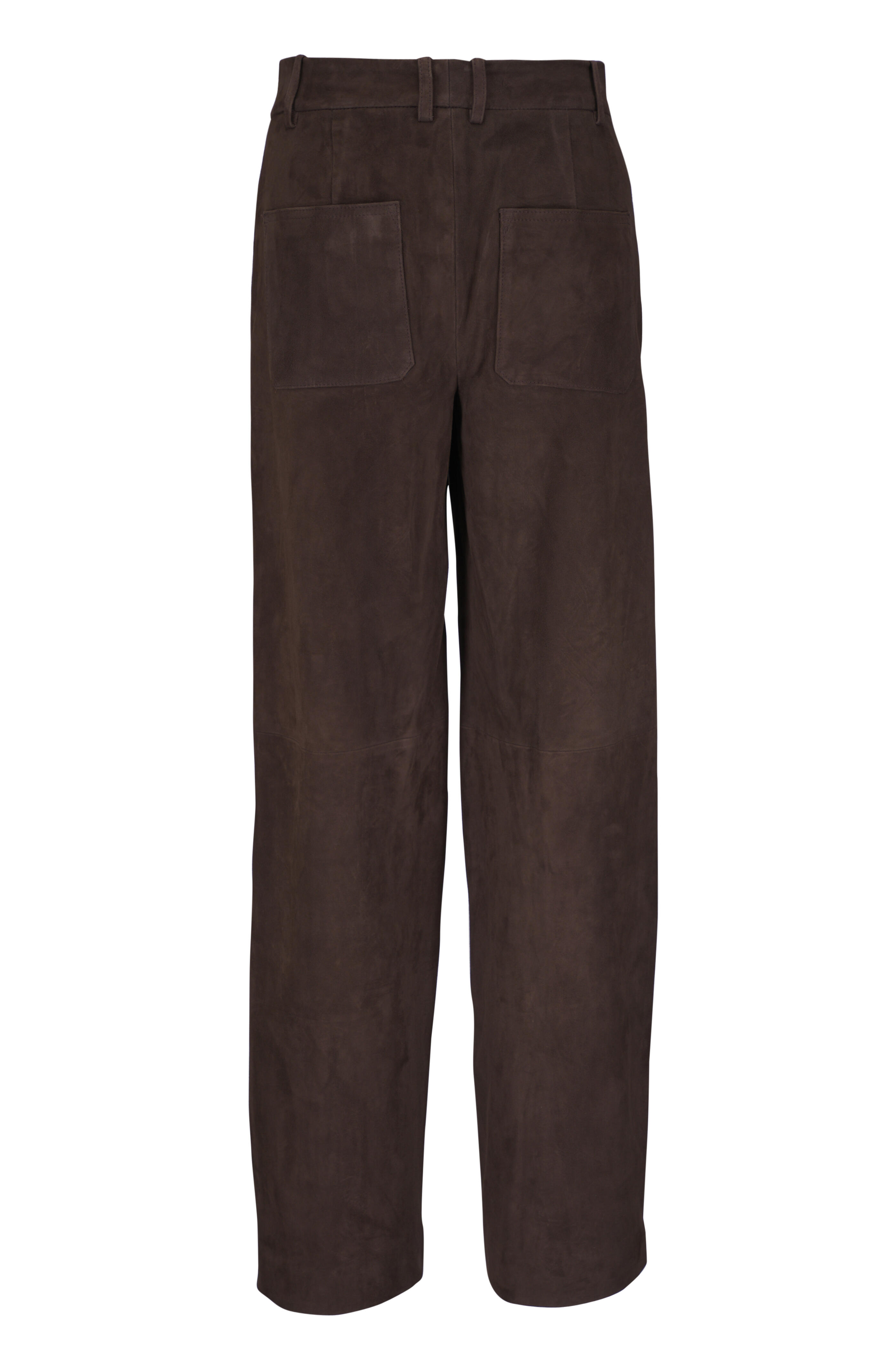 Vince - Deep Espresso Suede Wide Leg Pant