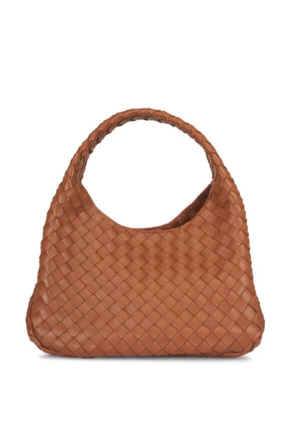Bottega Veneta Campana Light Brown Woven Leather Top Handle Bag - view 3
