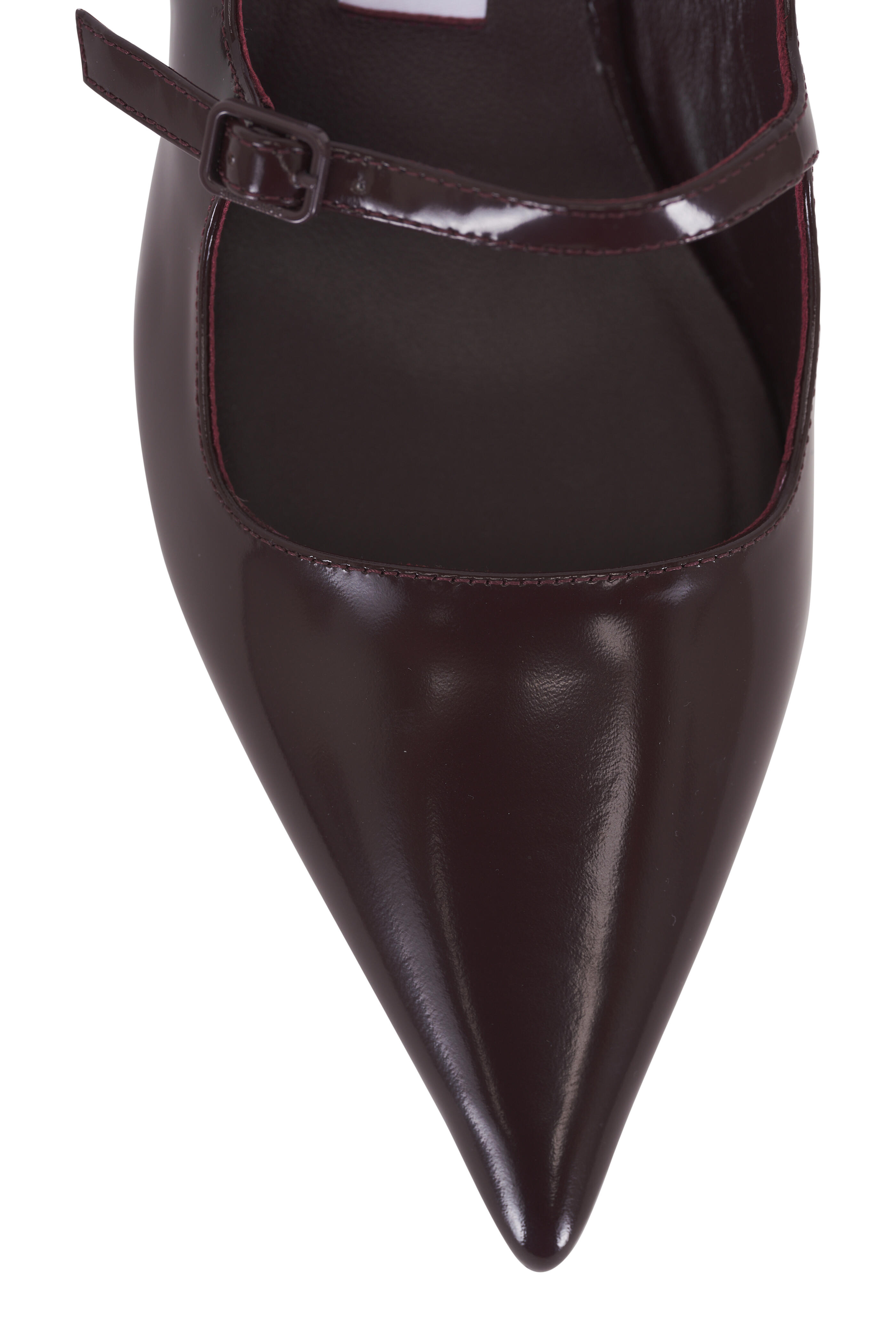 Jimmy Choo - Didi Deep Burgundy Patent Leather Slingback, 45mm