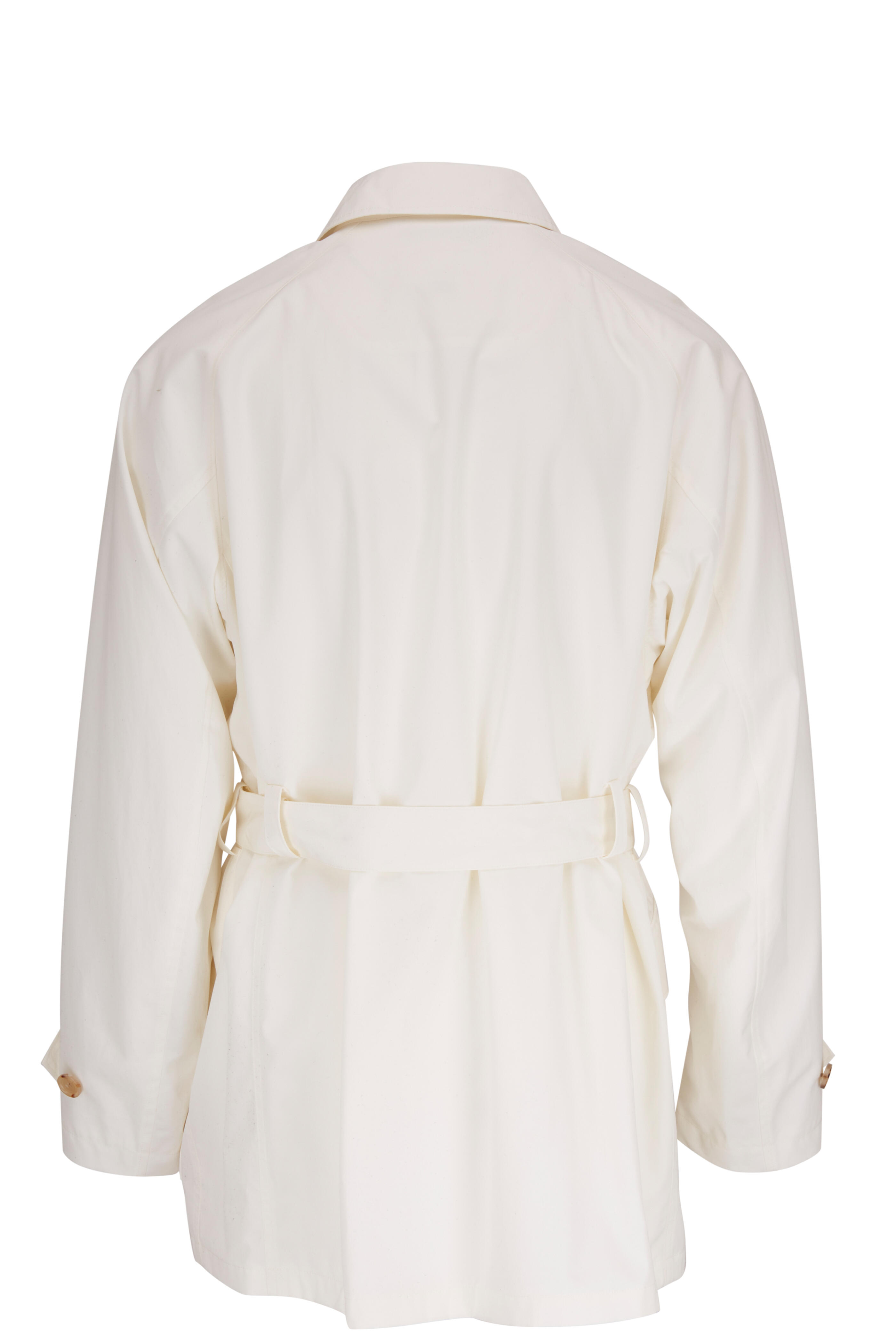 Ralph Lauren Purple Label - Wren White Dispatch Trench Coat