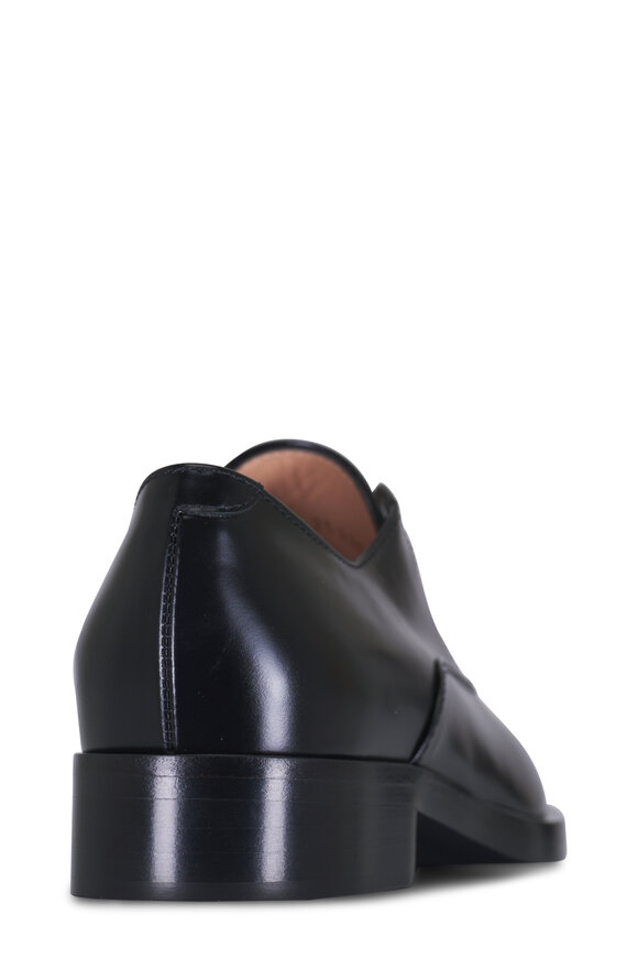 Gianvito Rossi - Black Slip-On Elastic Band Loafer 