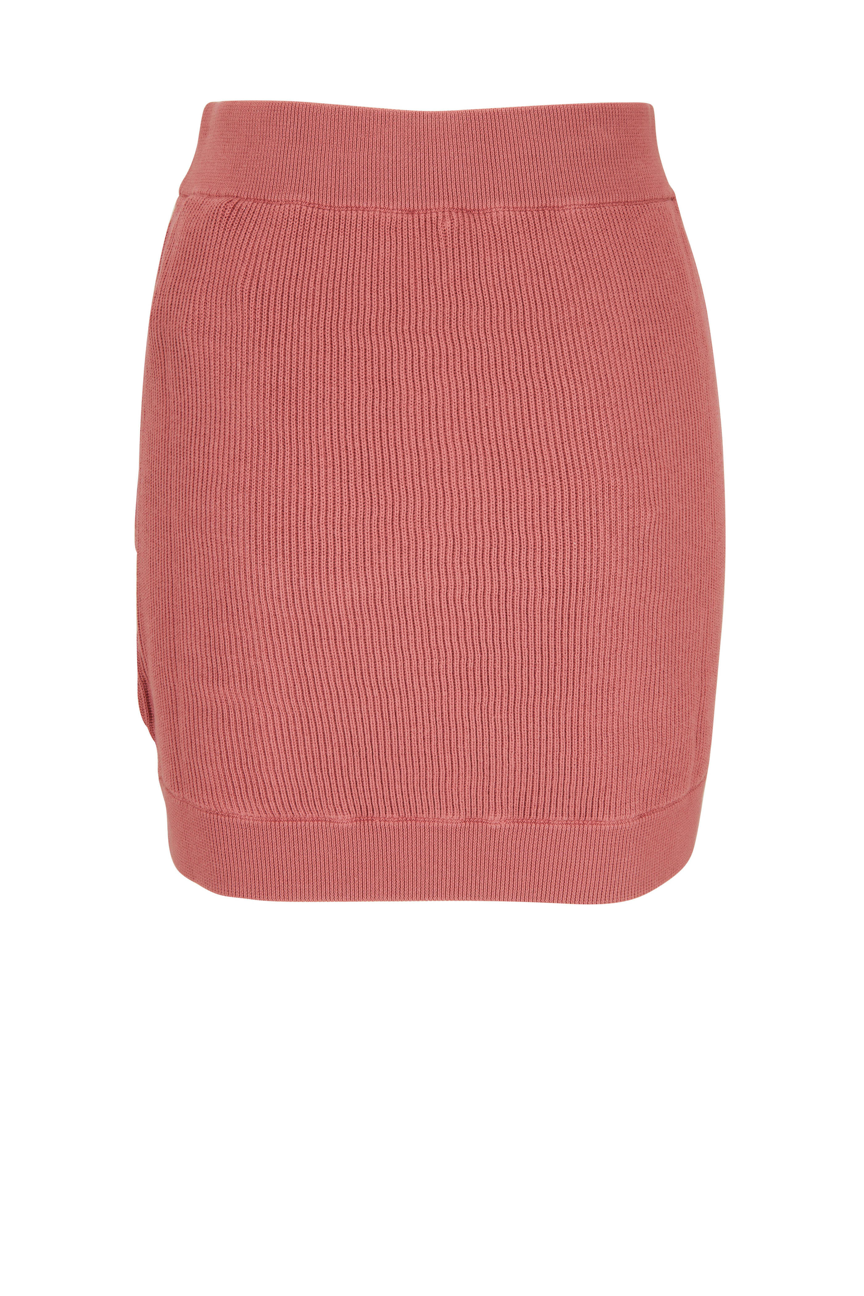 Brunello Cucinelli - Ruby Cotton Knit Drawstring Skirt