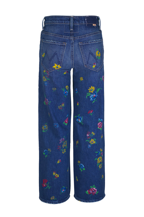 Mother The Lil Rerun Zip Sneak Field of Flowers Jean - view 3