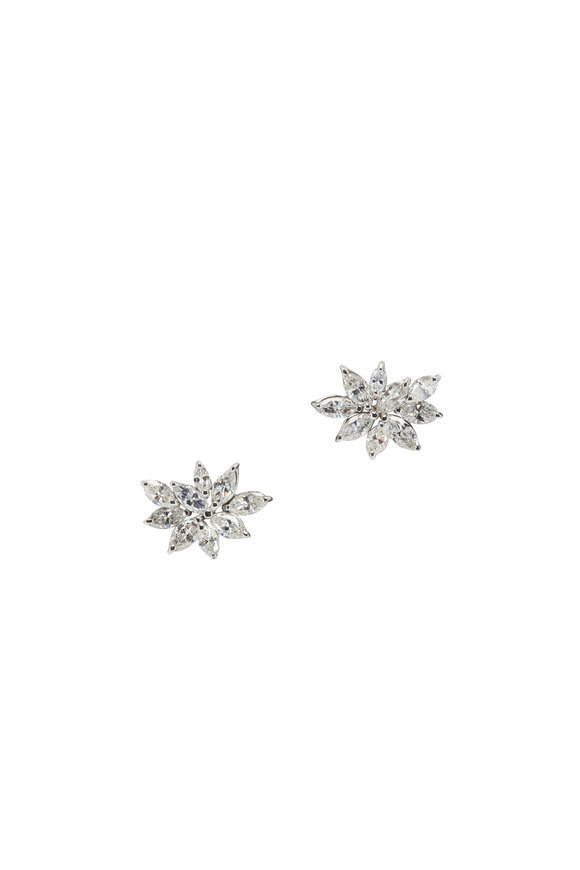 Lowy & Co Diamond Cluster Earrings