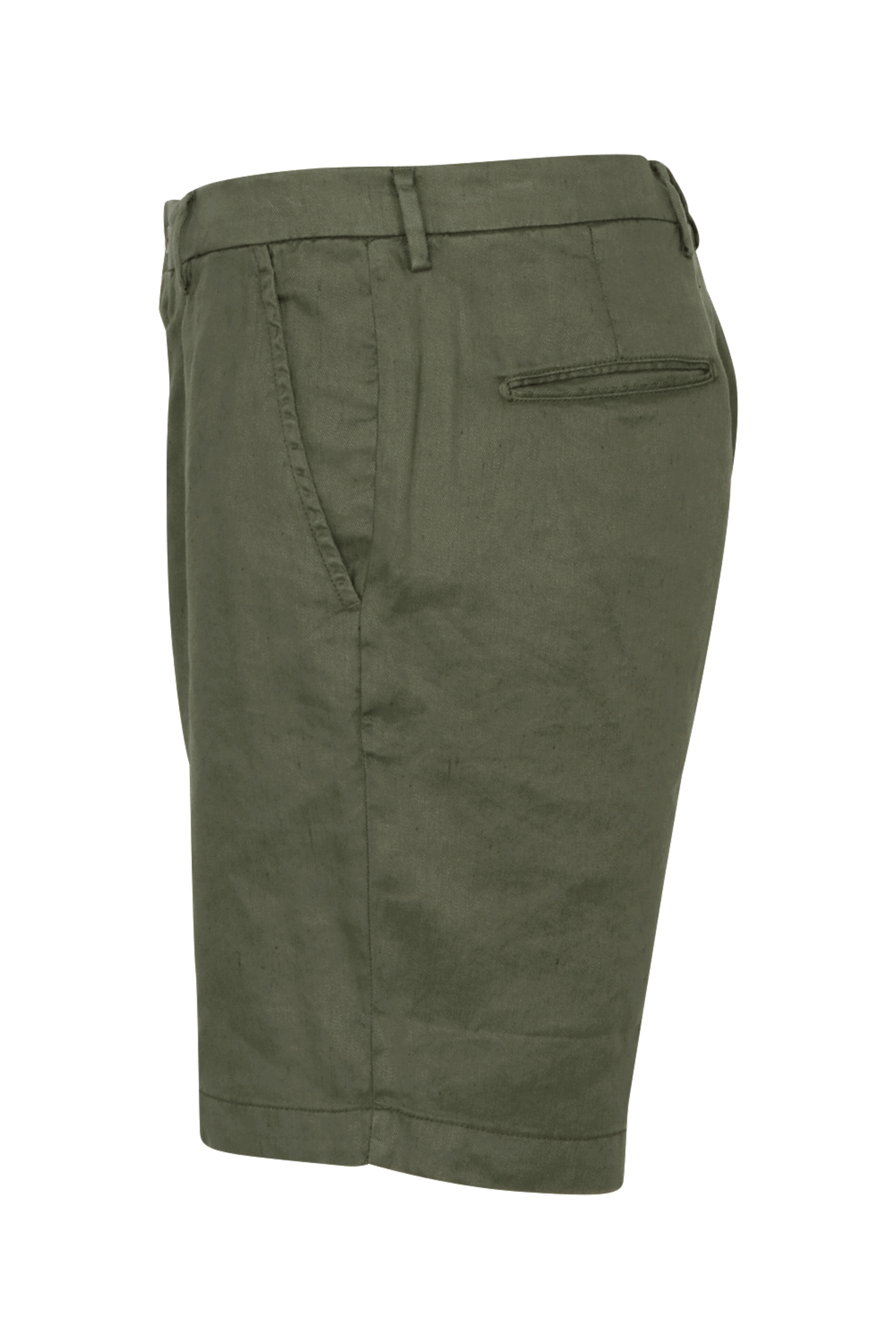 Marco Pescarolo - Military Green Twill Bermuda Shorts