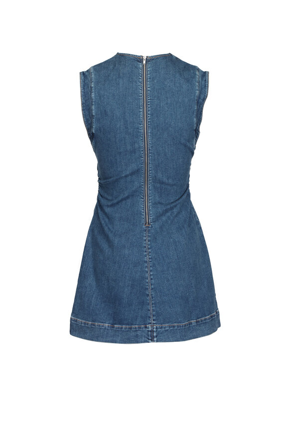 michael kors denim dress MICHAEL Michael Kors Lace Up Denim Dress MSRP $295  DGFOutlet