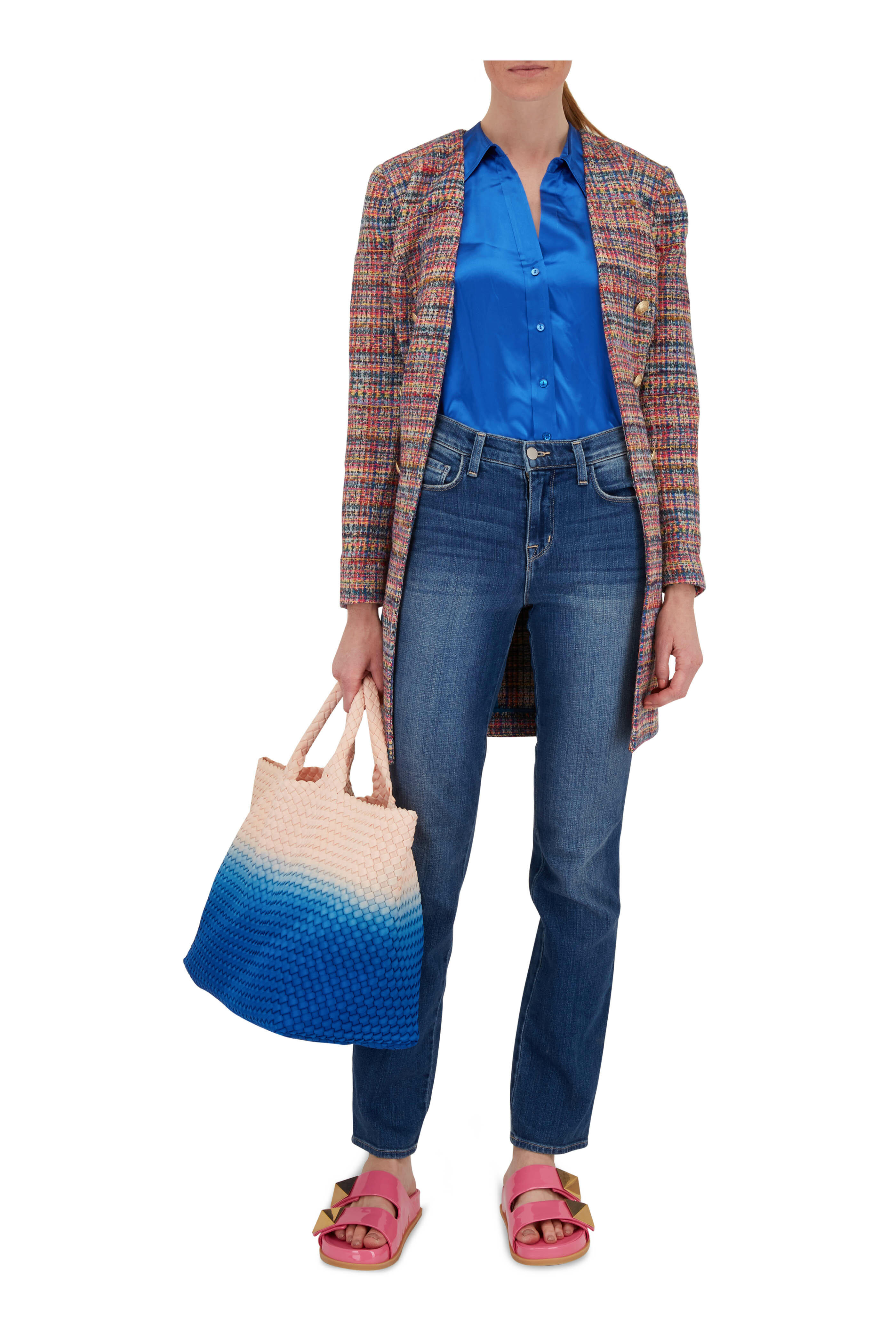 L'Agence - Dean Sequoia Mid-Rise Slim Straight Jean