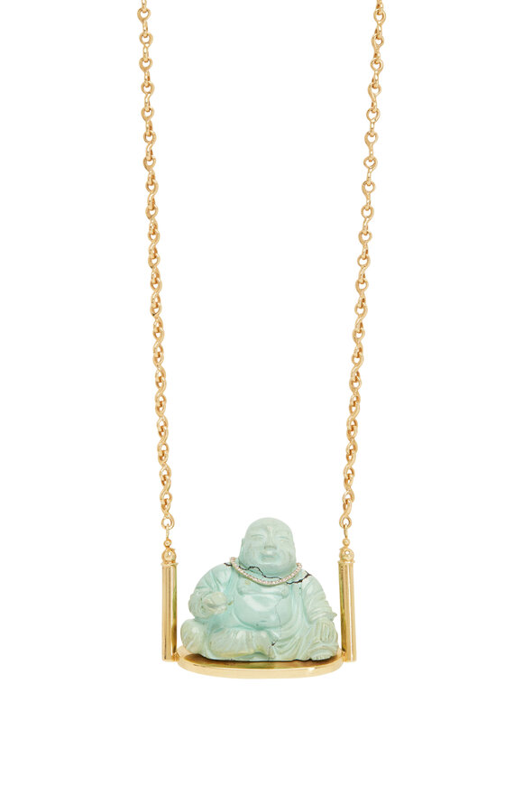 Kimberly McDonald - 18K Jade Boudha Pendant