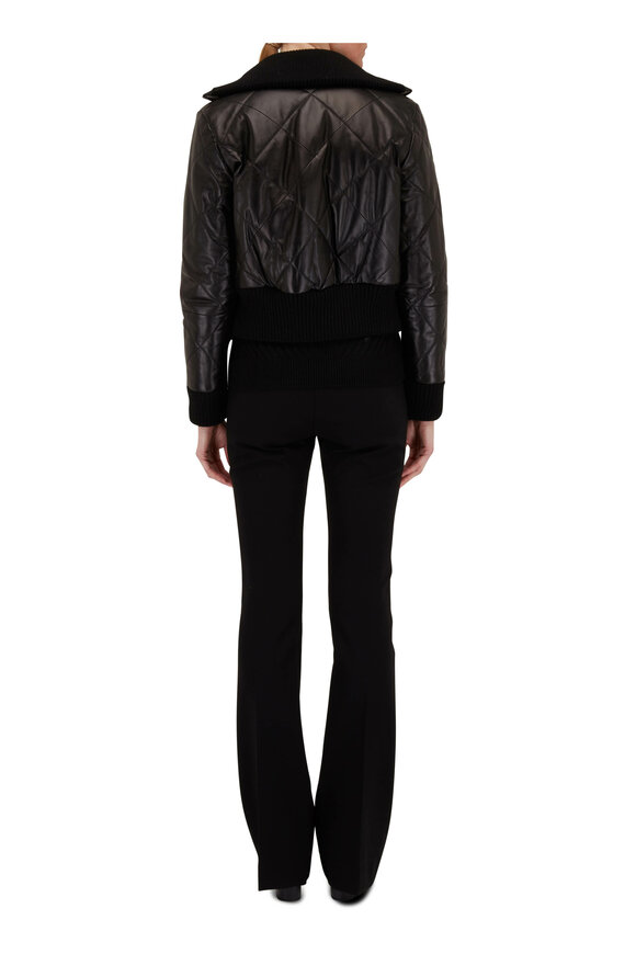 D.Exterior - Black Flare Leg Pant