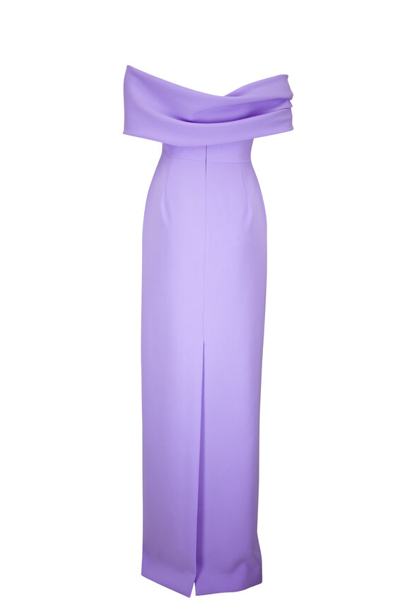 Carolina Herrera Sofia Violeta Off-The-Shoulder Gown - view 5