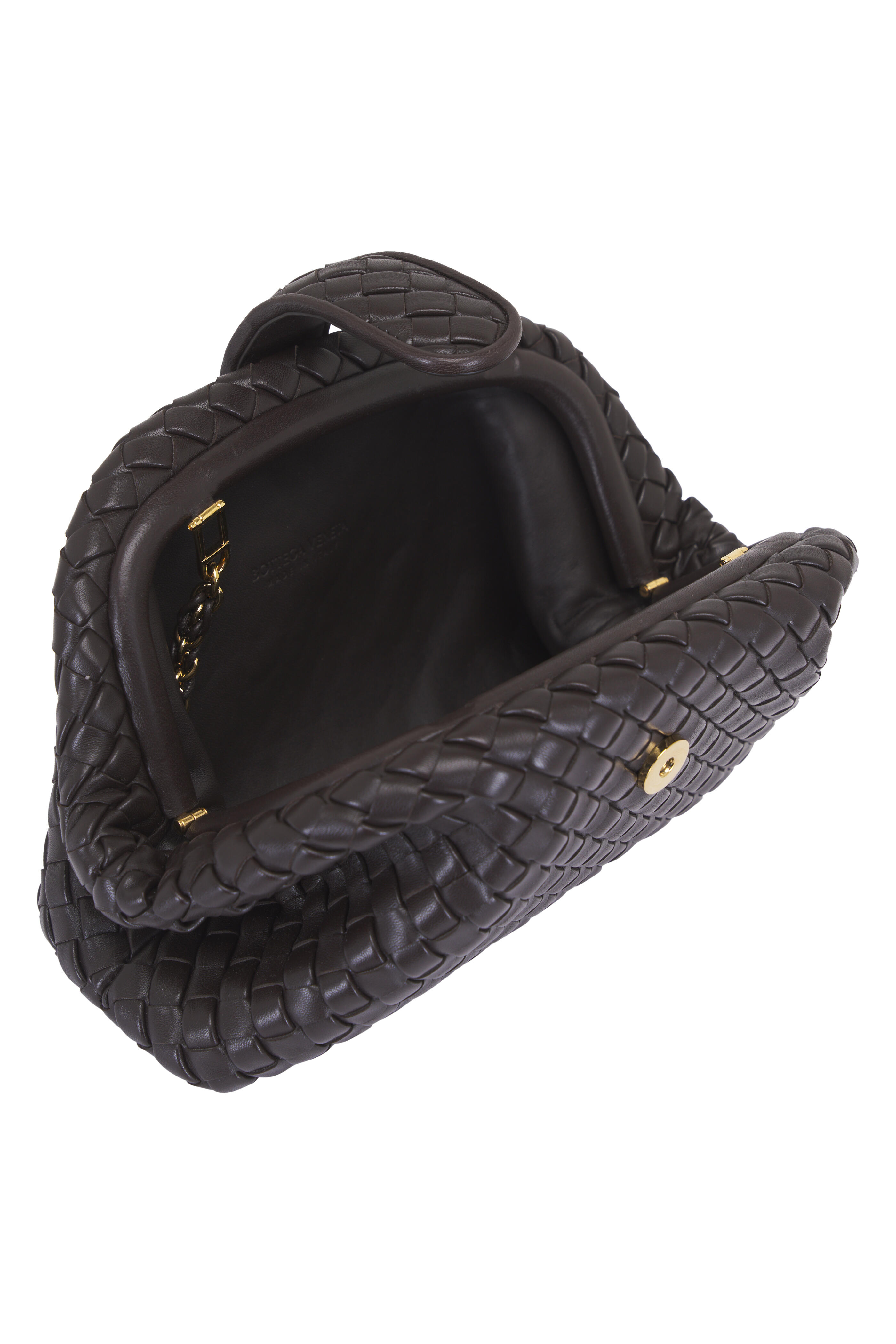 Bottega Veneta - Small Lauren 1980 Fondant Woven Leather Clutch