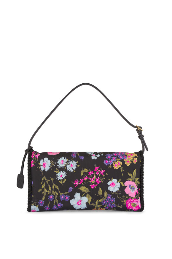 Valentino Garavani Devain Floral VLogo Clutch - view 3
