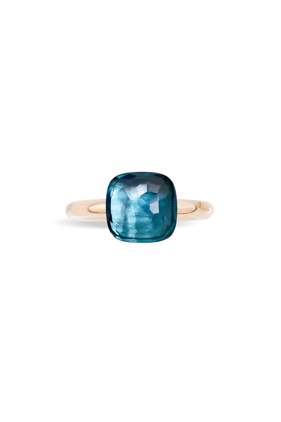 Pomellato - Nudo Classic London Blue Topaz Ring