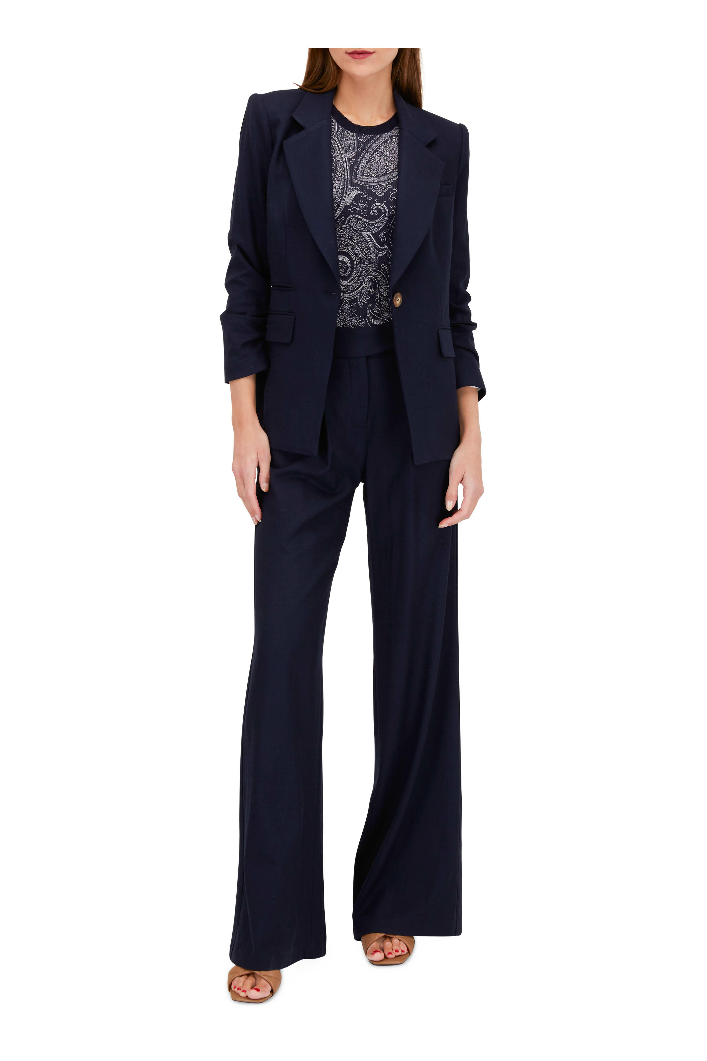 Veronica Beard - Battista Navy Dickey Jacket | Mitchell Stores