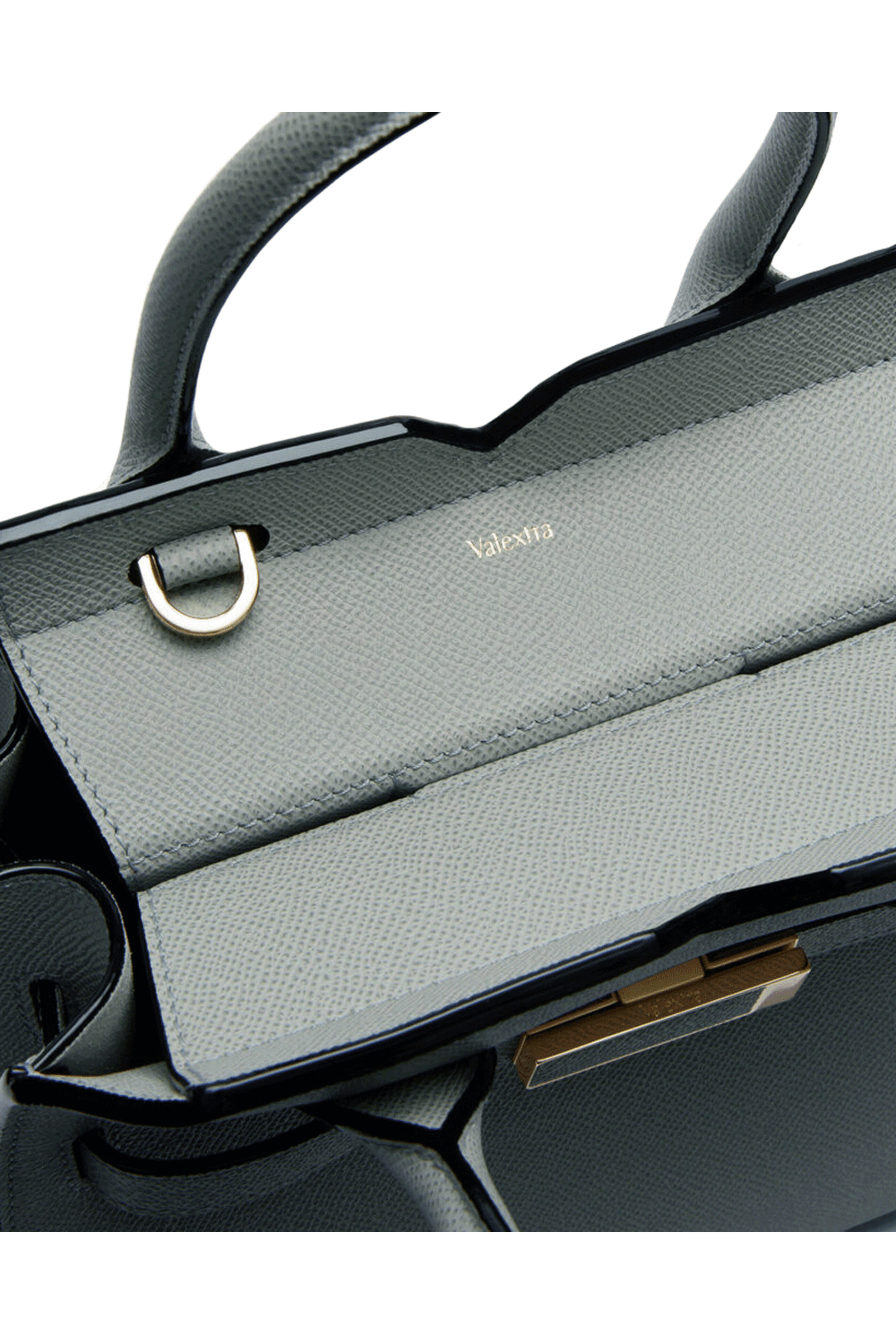 Valextra - Mini Milano Bag in Niagra Blue