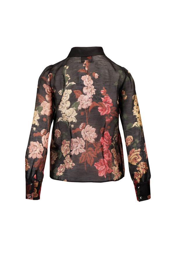 Cara Cara Chilli Meadows Black Blouse - view 2