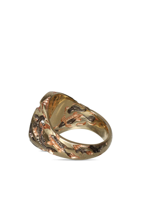 Castro Smith Cyprini Carp Signet Ring - view 3